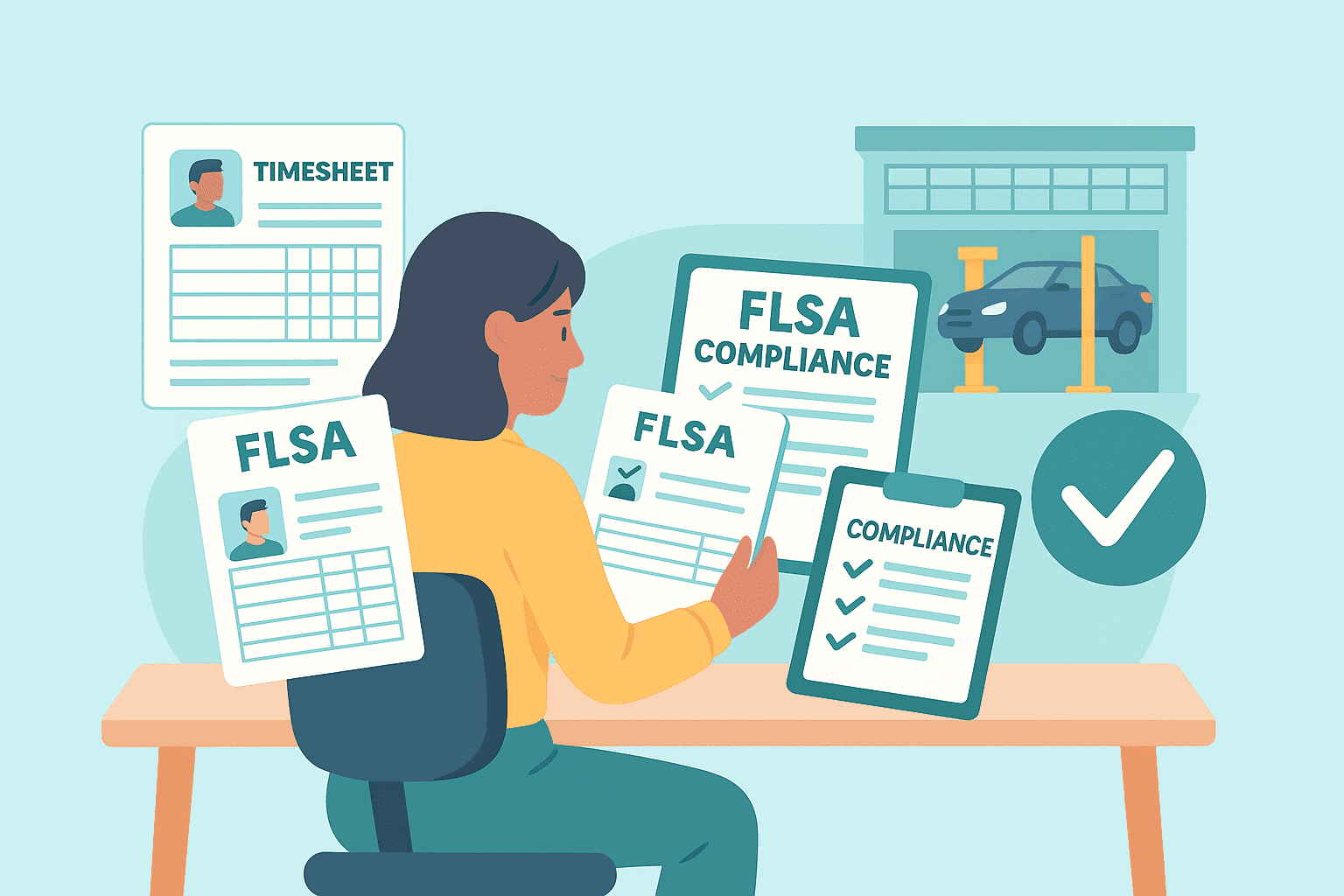 flsa for car dealerships